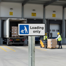 Professional Loading Only Sign Post Mounted - Regulations Compliant for Urban Areas
