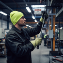 Premium Flame Resistant Beanie - Elastic and Flexible Design for Helmet Use, Certified EN ISO 14116 and EN 1149-5