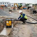 Professional Flexible PVC Water Delivery Hose 75m Coil for Construction and Building Applications