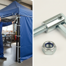 Premium Replacement Toggle for Quick Fit Frames - 8x38mm with Nut and Washers for Durable Applications