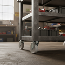 75mm Heavy Duty Swivel Bolt Hole Castor with Polypropylene Wheel