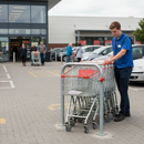 Professional Trolley Lock Starter Chain for Secure Trolley Management in Storage Areas