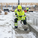 Premium Women's Winter Trousers - Hi-Vis Yellow/Black, Waterproof, Windproof with Removable Braces and Snow Gaiter