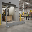 Premium Automatic Door Safety Barrier - Floor to Floor with Toughened Glass and Custom Finish Options
