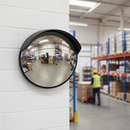 Premium Wall Mounted Convex Mirror for Indoor Observation - Wide Angle View, Durable Acrylic Construction, Easy Installation