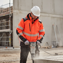 Premium Lightweight Lined Winter Softshell Jacket with Hi-Visibility and Waterproof Features