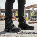 Premium Mid-Cut Safety Boot with GORE-TEX Membrane and Slip-Resistant Rubber Outsole for Enhanced Performance