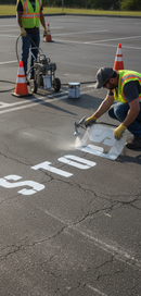 Professional Plastic Stencils Set for Letters and Numbers - Durable for Road Markings in 15cm and 30cm Sizes