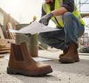 Premium Heavy Duty Dealer Boot with 200 Joule Steel Toe Cap and Slip Resistant Sole for Maximum Protection and Comfort