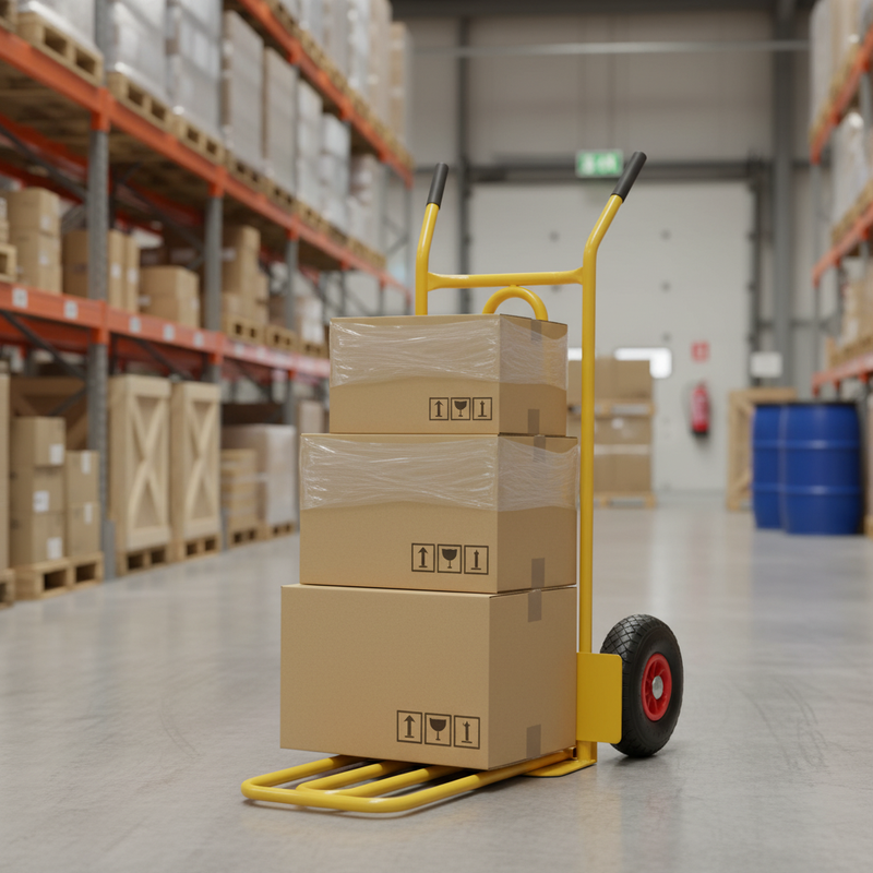 Heavy Duty Folding and Fixed Toe Sack Truck - 200kg Load Capacity