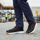 Premium Lightweight Safety Trainer with ESD Function, Breathable Mesh Upper, and Anti-Slip Rubber Outsole, Sizes 36-48