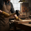 Professional Heavy Duty Lump Hammer with Hickory Handle - 2.5lb & 4lb Options for Versatile Chiseling and Construction Work