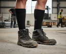 Premium Heavy Duty Work Socks - Pack of 3 with Thick Terry Comfort Cushioning and Reinforced Heels for Ultimate Support
