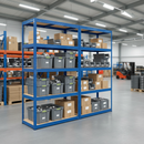 2x Premium Heavy Duty Shelving Units - 2130mm High - 200/280kg Capacity
