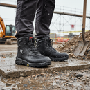 Professional High-Performance Safety Boot with Waterproof Leather and Breathable Lining for Extreme Conditions