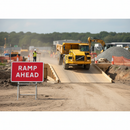 Premium Ramp Ahead Sign for Road Resurfacing - 1050x750mm Warning Sign for Drivers