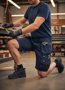 Premium Slim Fit Stretch Work Shorts with Cordura Reinforcements for Enhanced Durability and Comfort