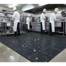 Premium Open Top Interlocking Anti-Fatigue Mat 92x92cm - Slip-Resistant, Wear-Resistant, and Drainage Design for Industrial and Outdoor Use