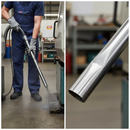 Professional Stainless Steel Crevice Tool 38MM x 280MM for Vacuum Cleaners - High-Quality Professional Grade for Industrial and Commercial Applicat...