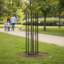 Premium Heavy Duty Round Tree Guards Made from Galvanized Mild Steel for Urban Landscaping and Tree Protection