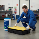 Premium Medium Spill Tray with Removable Grid for Containment
