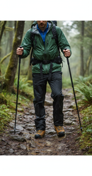 Premium Lightweight Breathable Nylon Trousers with Elasticated Waist and Zip Closure for Enhanced Comfort and Flexibility