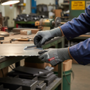 Heavy Duty Cut-Resistant Gloves with Nitrile Palm for Enhanced Grip