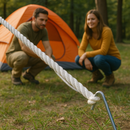 10mm White Polypropylene Rope 3 Strand - 100m Weatherproof Coil