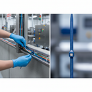 Premium Metal Detectable Nylon Cable Ties - 100 Pcs, High-Performance Detection for Safety and Reliability