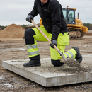 Premium Hi-Vis Yellow/Black Winter Trousers with Waterproof Fabric, Warm-Lined Design, and Adjustable Features for Optimal Comfort and Safety