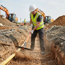 Premium Insulated Fibreglass Navvy Pick Shaft - 36" Long, BS8020 Compliant for Shock Resistance