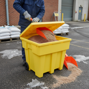 Premium 340 Litre Grit Bin Kit with High-Quality Grit and Tough Scoop for Winter Safety