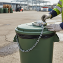 Premium Replacement Ashtray Attachment with Steel Chain for Enhanced Litter Bin Functionality