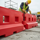 Premium Heavy Duty Water Filled Barrier with Locking Pin for Safety and Traffic Control