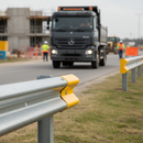 Premium Yellow Soft Plastic Long Armco Barrier End Cap for Enhanced Safety and Visibility