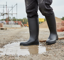 Premium Full Safety Wellingtons S5 with Steel Toe Cap, Excellent Grip and Chemical Resistance