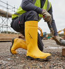Premium Heavy Duty Insulated Work Boots with Steel Toe Cap, SRC Certification, and Slip-Resistant Outsole for Construction and Infrastructure