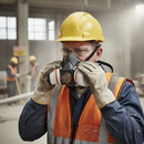 Premium Half Mask Respirator with A2P3 Filters for Organic Vapours and Gasses - High-Quality Professional Grade for Industrial and Commercial Appli...