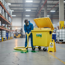 Heavy Duty 4 Wheeled Bin Chemical Spill Kit - 600L Capacity