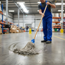 Premium Wool Mop Head with Thread Socket in Multiple Colors for Versatile Cleaning Applications