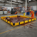 Premium Portable Fuel and Chemical Spill Containment with Supports