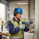 Premium Helmet Mounted Ear Defenders - SNR 29 for Work Safety