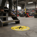Premium Slip-Resistant Floor Sign - 430mm Attention Watch Your Step for Workplace Safety