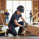 Premium Industrial Safety Helmet with Adjustable Ratchet, Comfortable Harness, and Vented Design for Optimal Protection