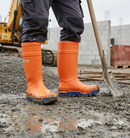 High-Performance Cold-Weather Safety Boots with Steel Toe Cap and Shock-Absorbing Sole for Extreme Conditions
