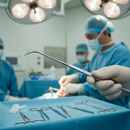 Premium Surgical Tonsil Knife 21cm with Precision Blade for Effective Tonsillectomy Procedures