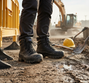 Premium Heavy Duty Low Boot with Steel Toe Cap, Protective Midsole, and Fuel Oil Resistant Outsole for Maximum Safety and Comfort