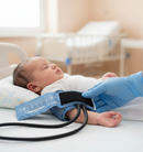 Premium Infant Sphygmomanometer Cuff with Double Tubes and Teddy Bear Prints - 23 x 7.2 cm