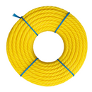 6mm Yellow Polypropylene Rope 3 Strand – Ultra-Strong, Weatherproof & UV-Resistant, 100m Mini Coil