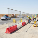 Heavy Duty Full Height Mesh Barrier - Crash Tested Road Barrier for Safety and Security